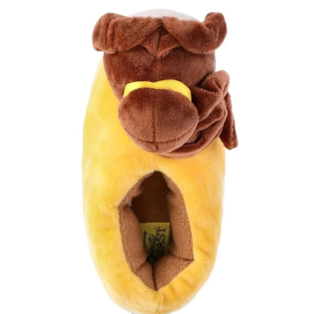 DISNEY PRINCESS Beauty And The Beast BELLE Slippers BABY GIRL SIZE 5-6 NEW